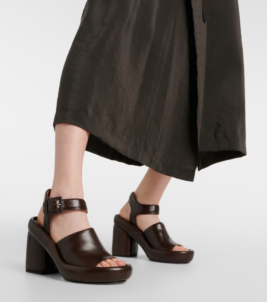 Plateausandalen aus Leder | Lemaire