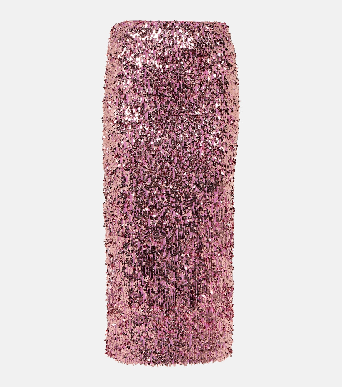 Bleistiftrock mit Pailletten | Rotate