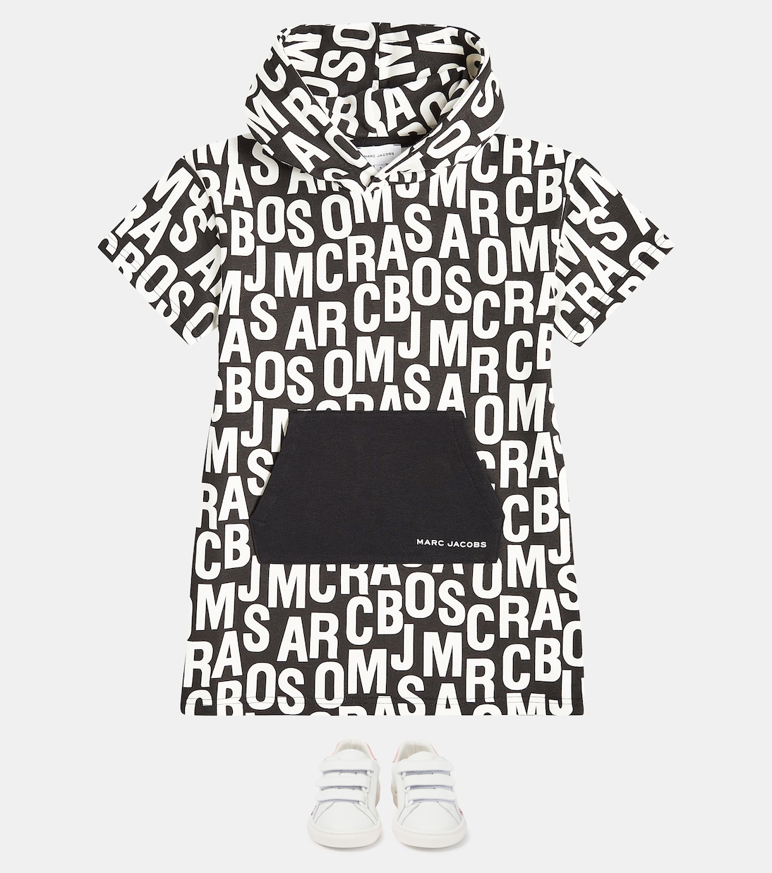 Robe pull en coton mélangé à logo | Marc Jacobs Kids