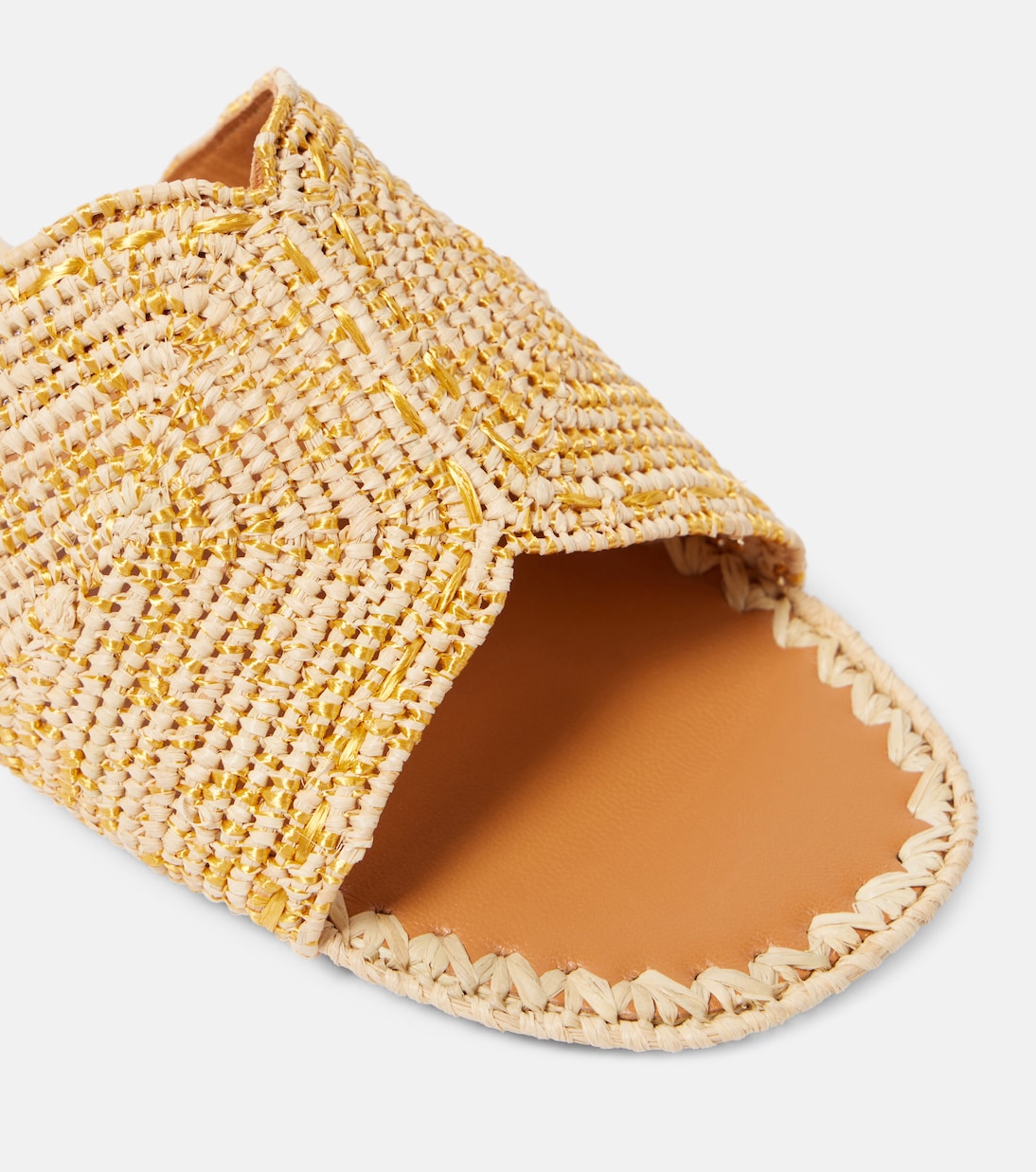 Ineni raffia slides | Clergerie