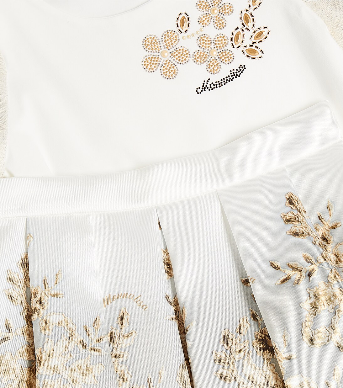 Set Mikado aus Top und Rock | Monnalisa