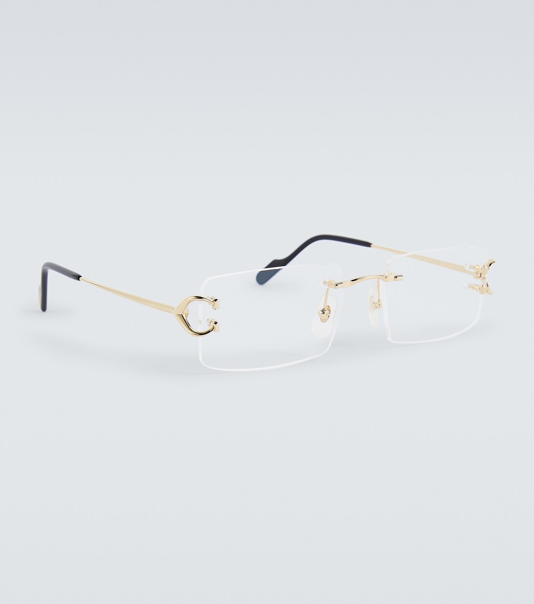 Signature C De Cartier rectangular glasses | Cartier Eyewear Collection