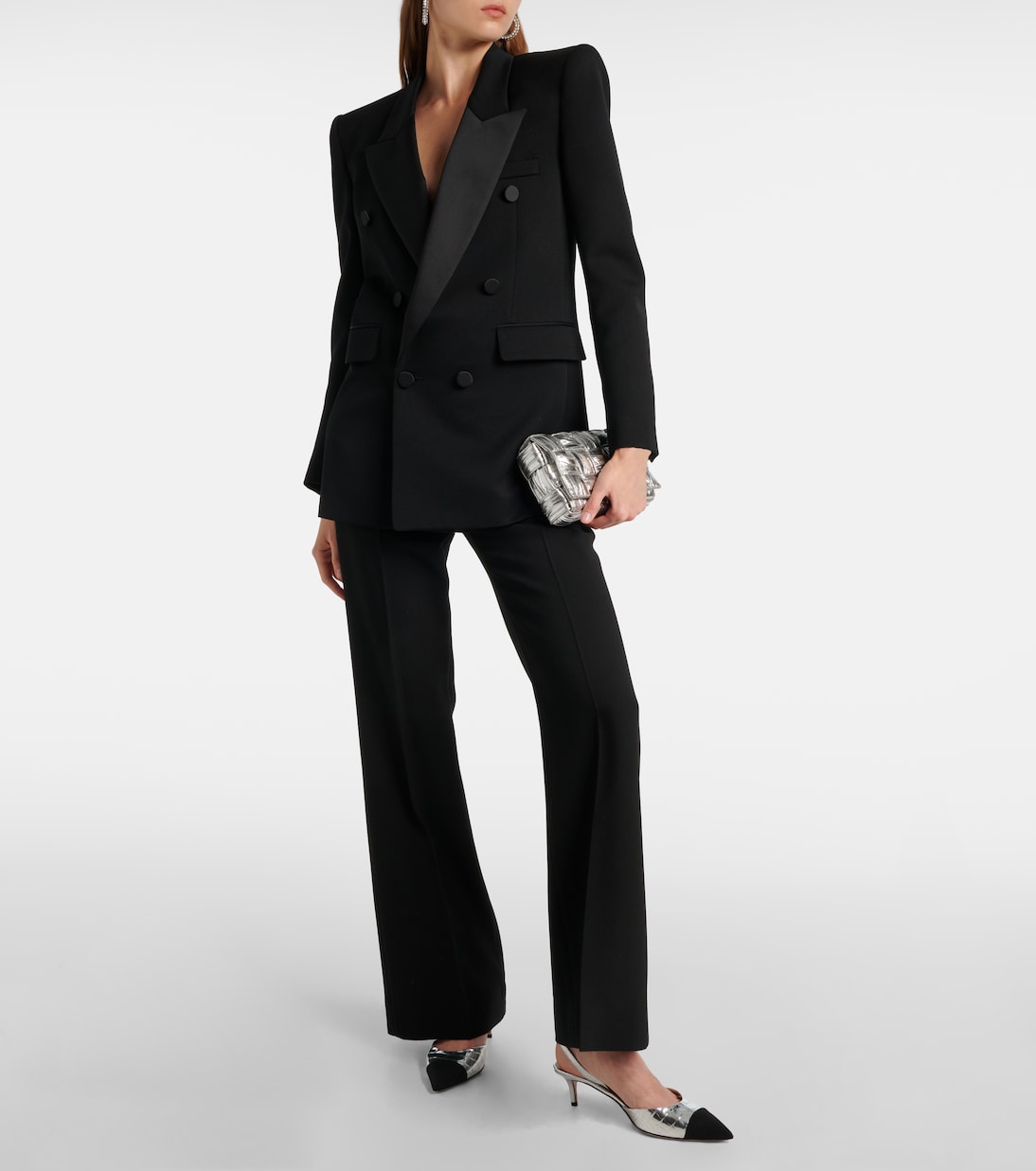 Slingback-Pumps Milanese aus Metallic-Leder | Aquazzura