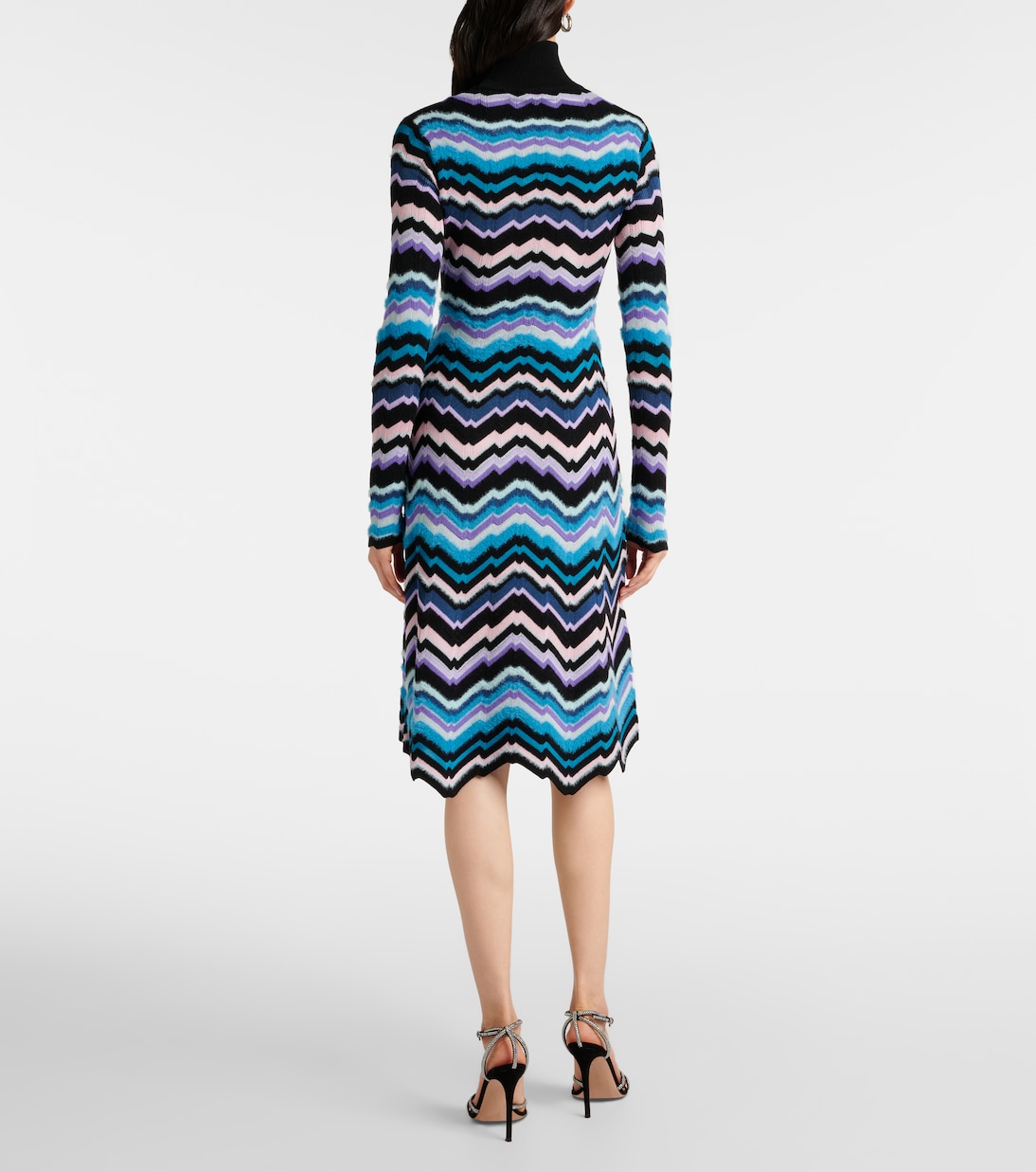 Pulloverkleid aus Häkelstrick | Missoni