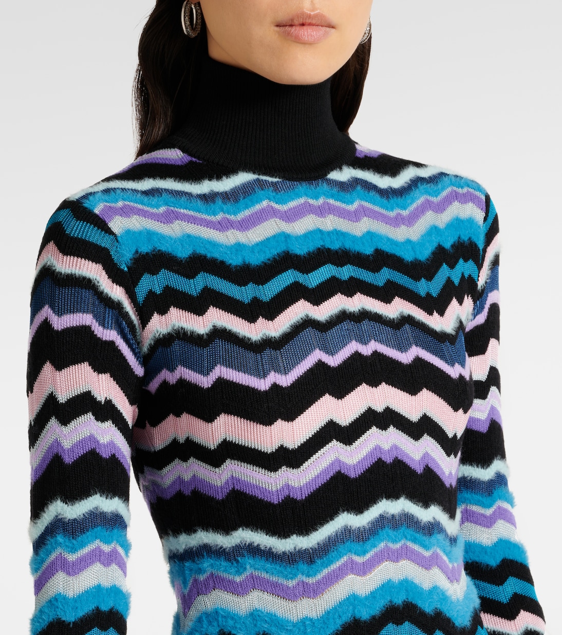 Pulloverkleid aus Häkelstrick | Missoni