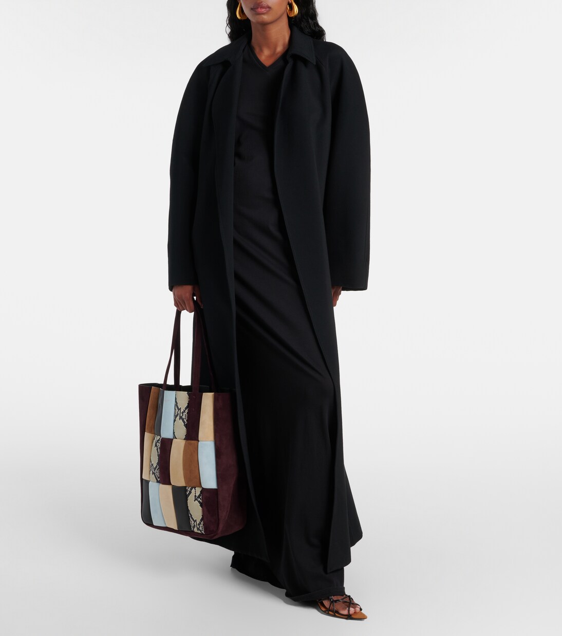 Robe longue Vernetta en coton mélangé | Khaite