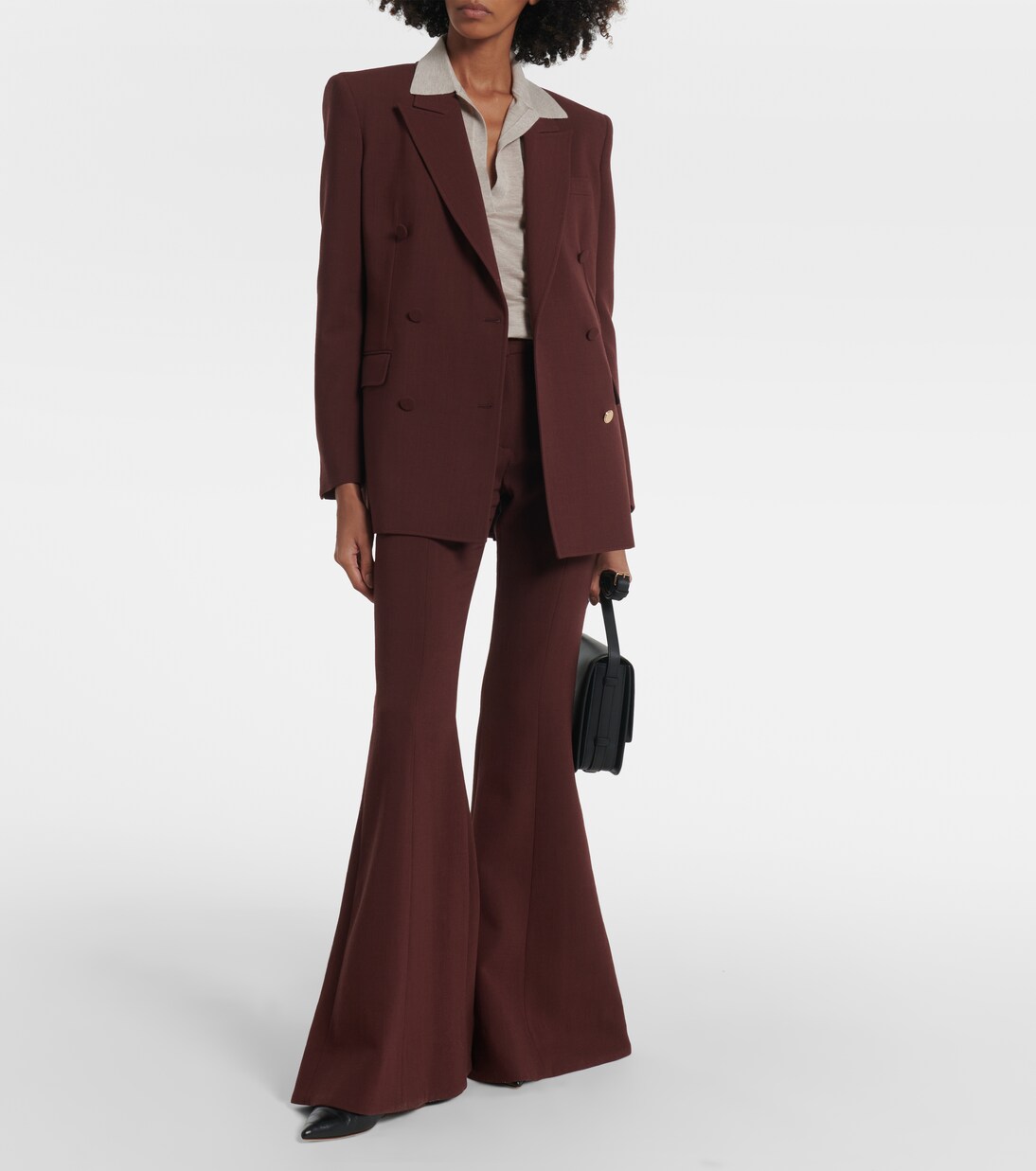 Frank cashmere and silk polo sweater | Gabriela Hearst