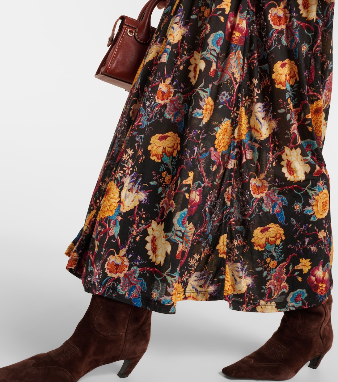 Robe longue Ceryse à fleurs | Ulla Johnson