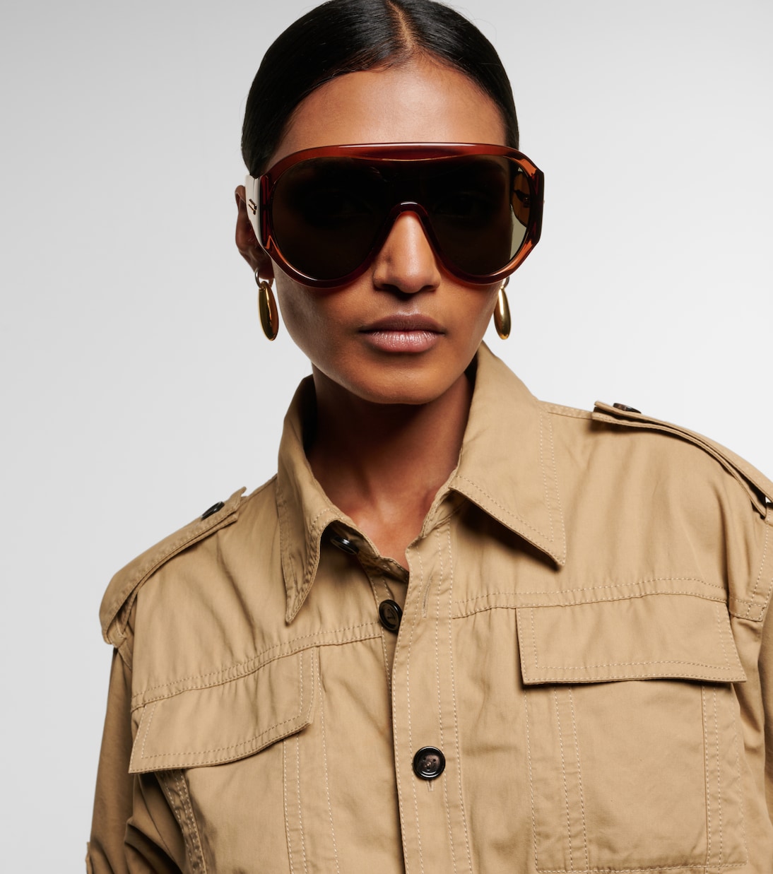 Scudo shield sunglasses | Bottega Veneta