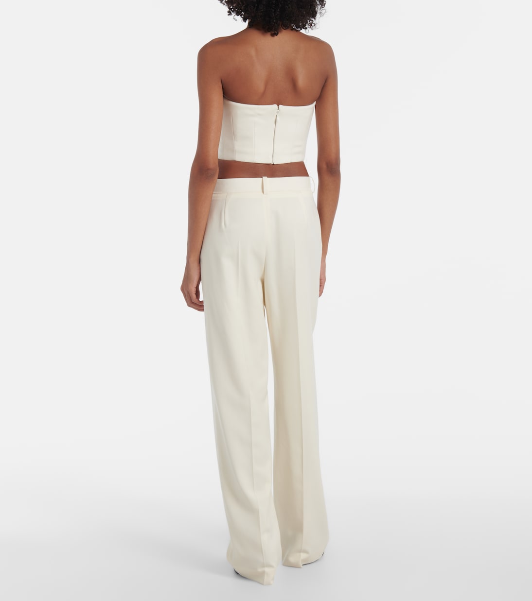 Bustier-Top aus einem Wollgemisch | Wardrobe.NYC