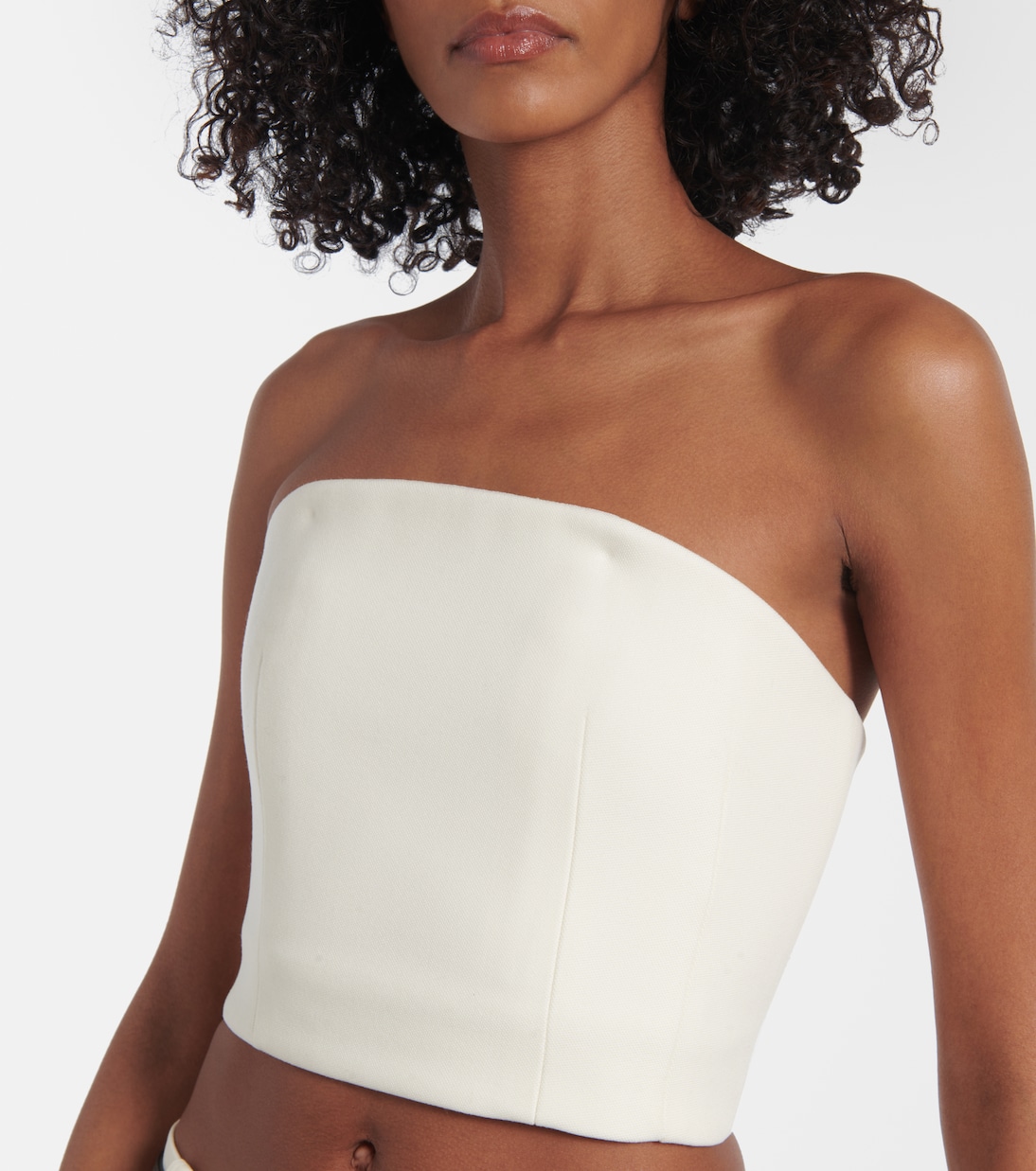 Bustier-Top aus einem Wollgemisch | Wardrobe.NYC