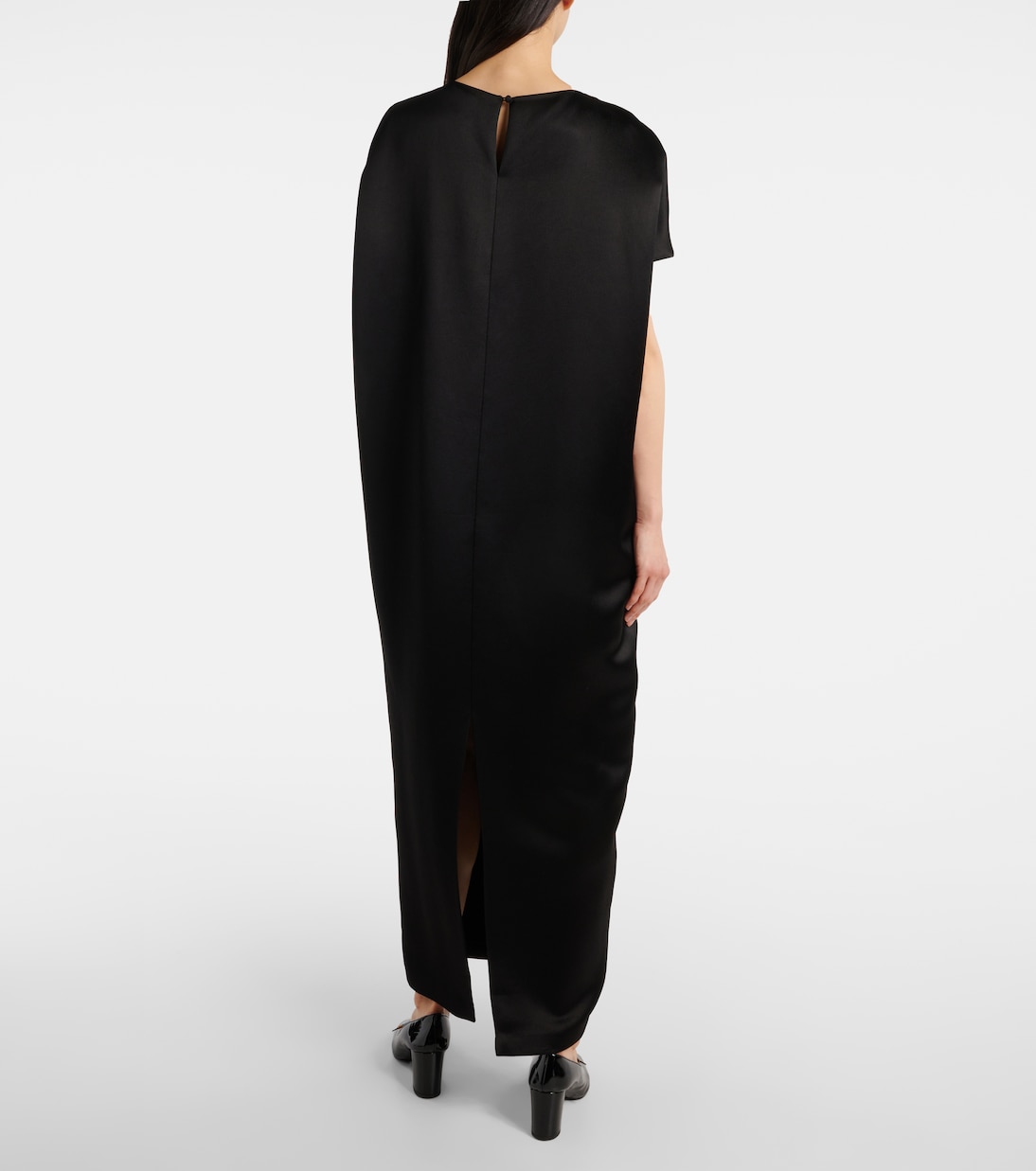 Robe longue Webster en satin | Khaite