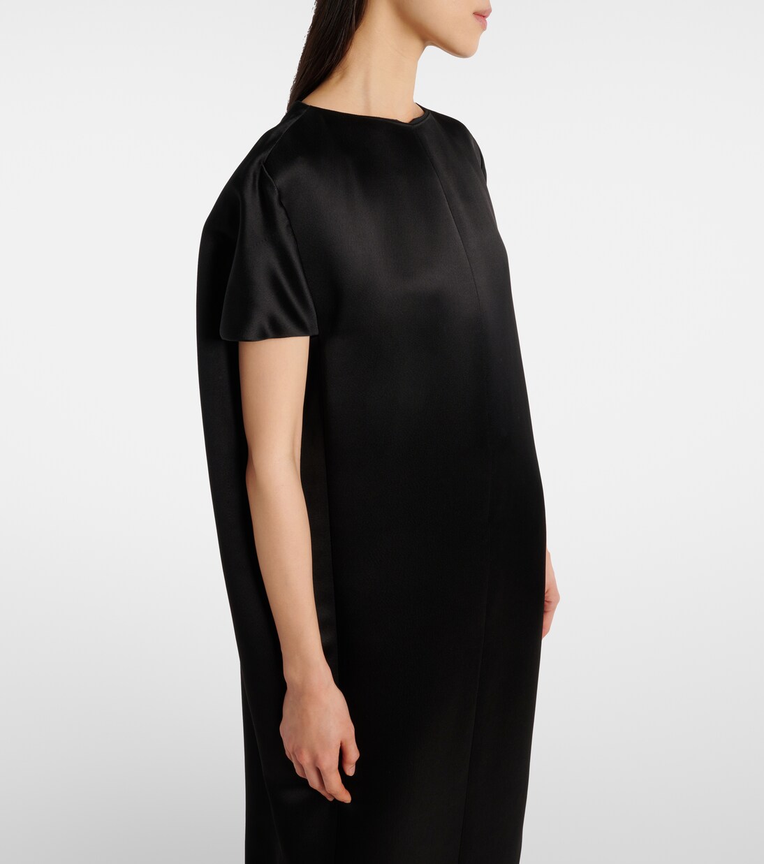 Robe longue Webster en satin | Khaite