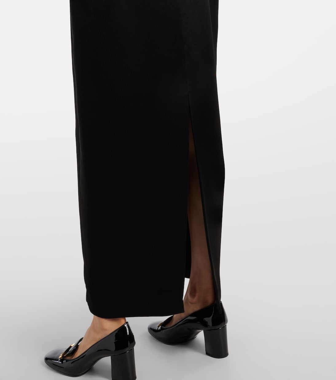 Robe longue Webster en satin | Khaite