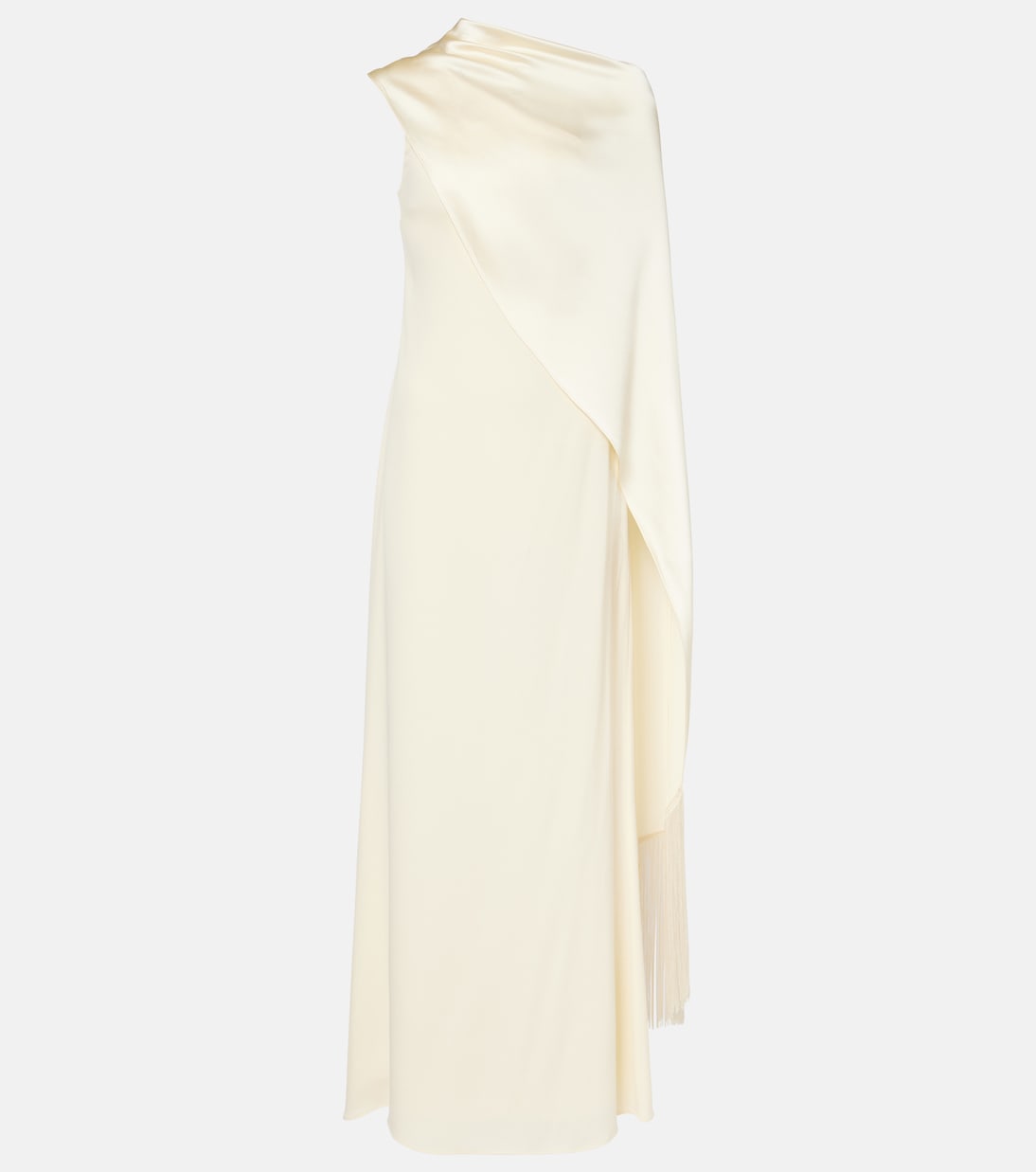 Berenson caped crêpe cady gown | Taller Marmo