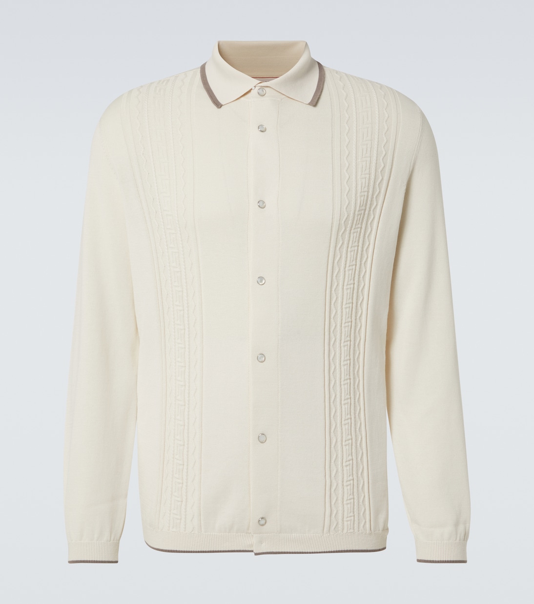 Cotton polo sweater | Brunello Cucinelli