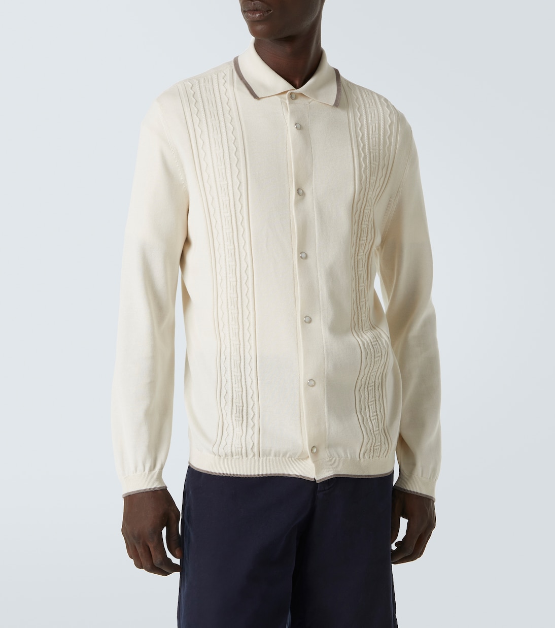 Cotton polo sweater | Brunello Cucinelli