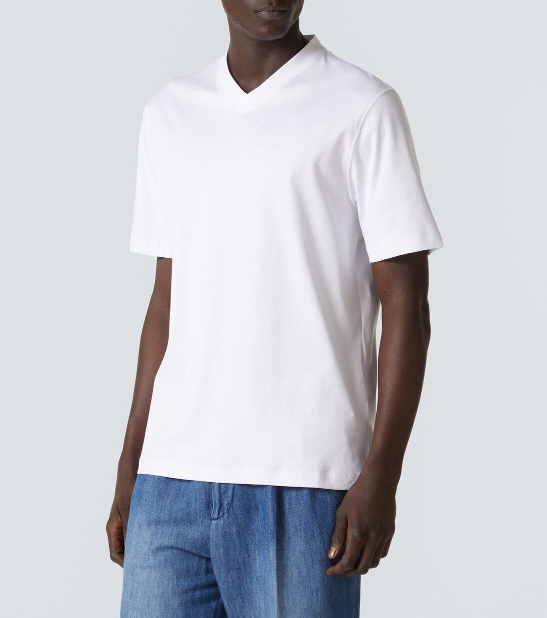 T-Shirt aus Baumwoll-Jersey | Brunello Cucinelli