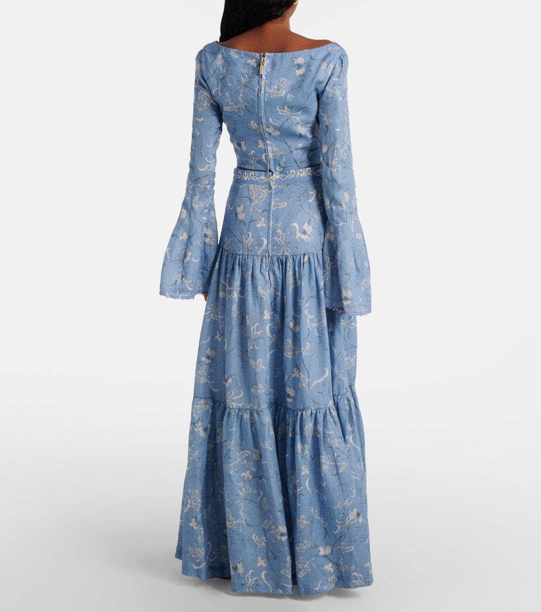 Cropped-Top Limoncillo Lymanopoda aus Leinen | Agua by Agua Bendita