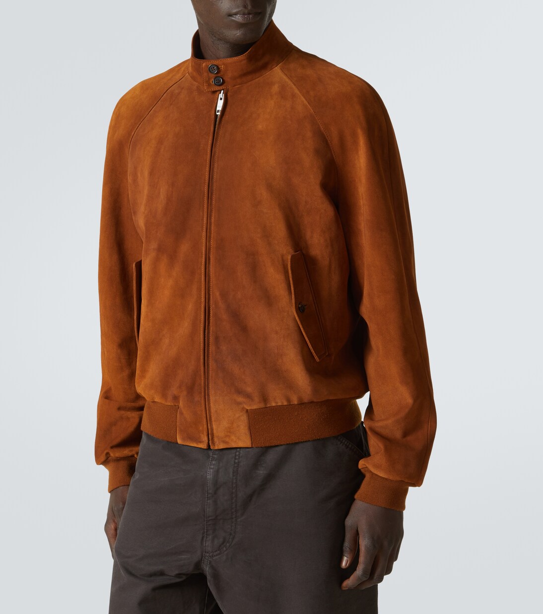 Suede bomber jacket | Prada