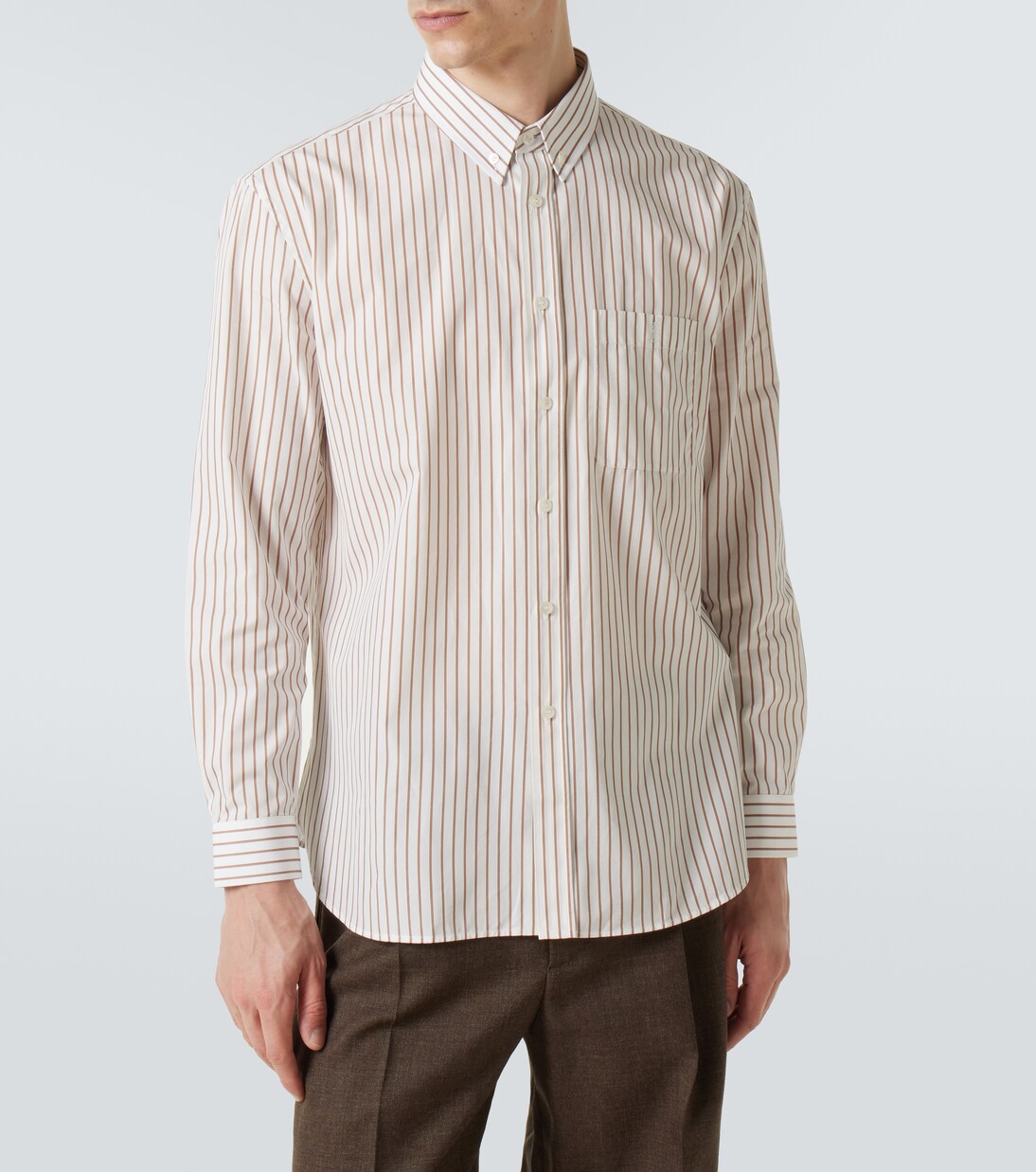 Hemd Cassandre aus Baumwollpopeline | Saint Laurent