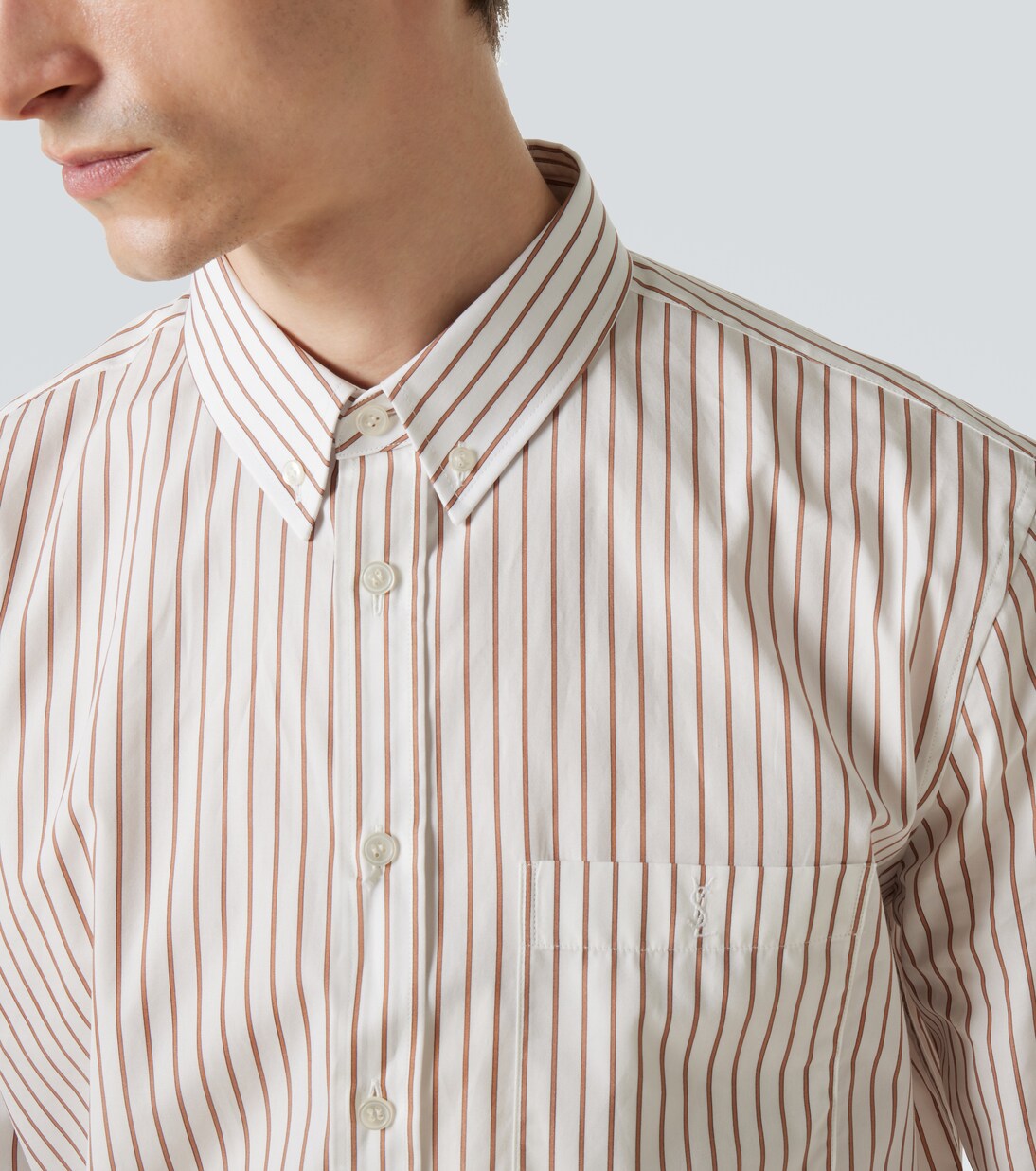 Hemd Cassandre aus Baumwollpopeline | Saint Laurent