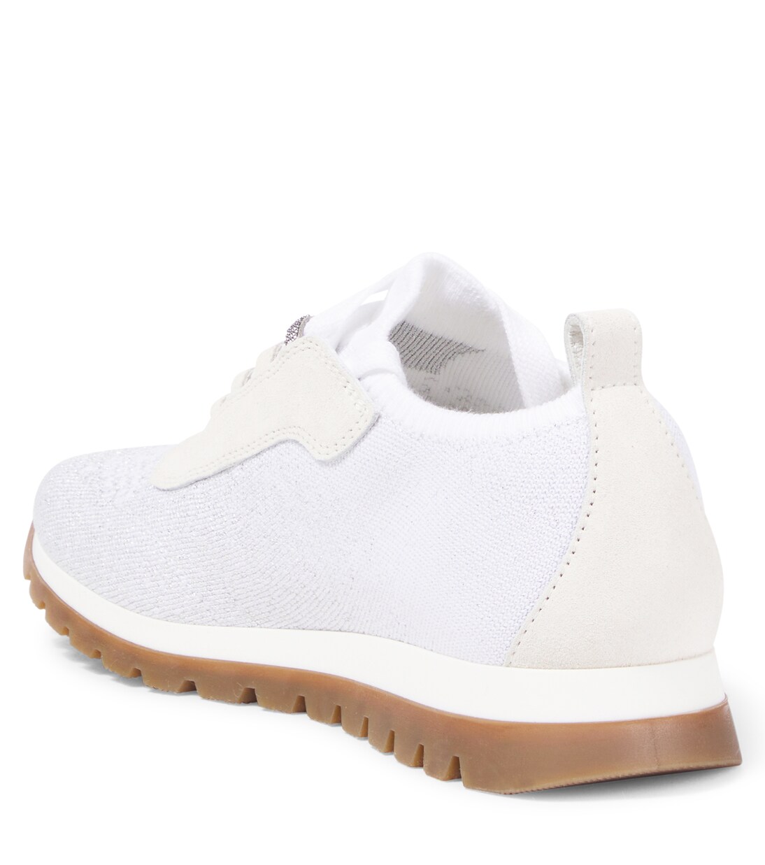 绒面革边饰运动鞋 | Brunello Cucinelli Kids