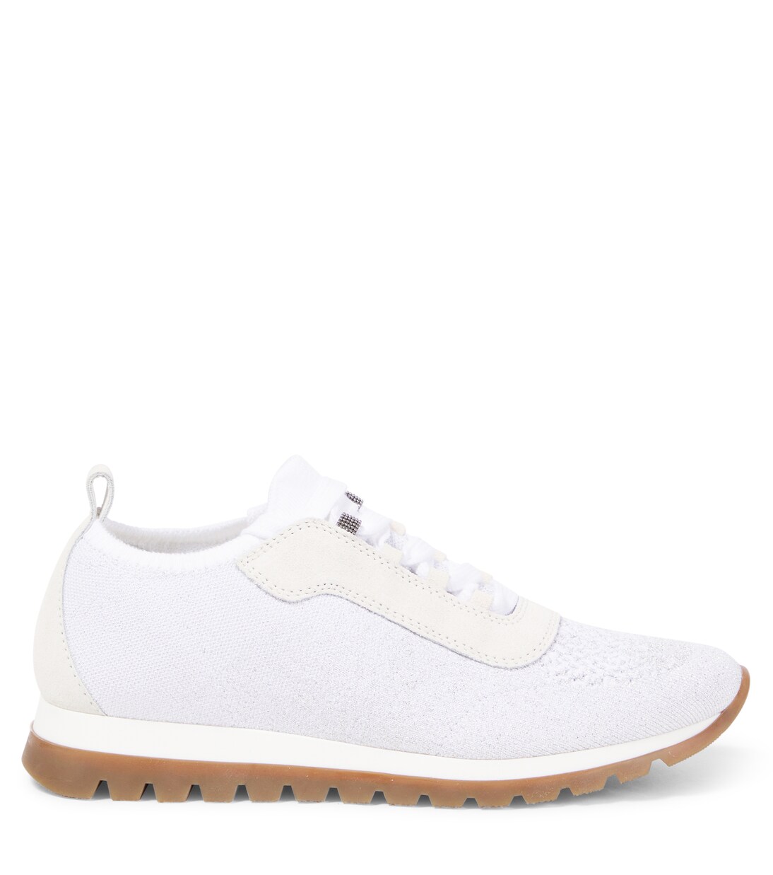 绒面革边饰运动鞋 | Brunello Cucinelli Kids