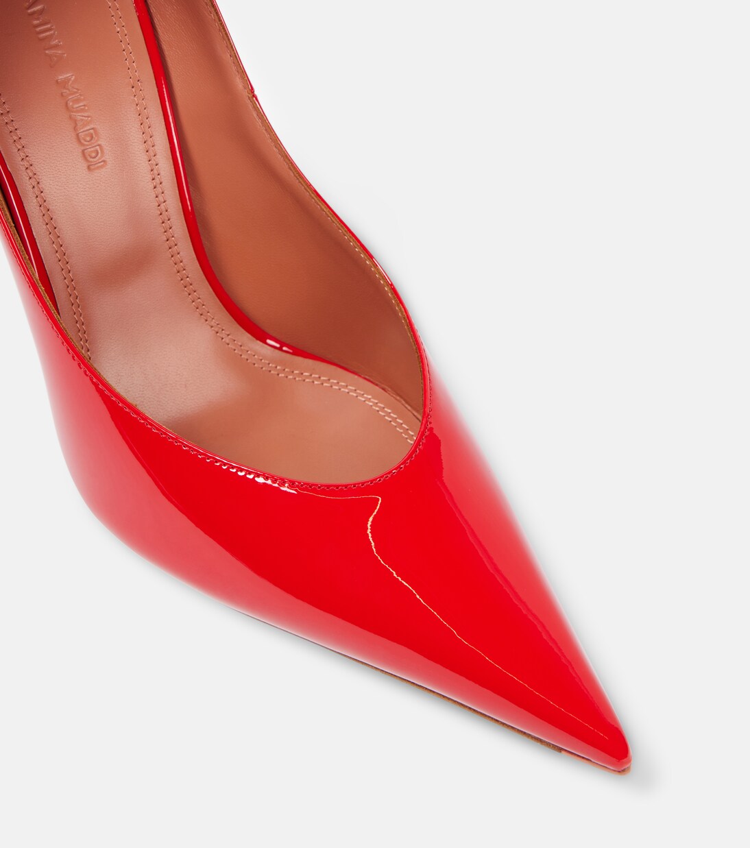 Anok 105 patent leather pumps | Amina Muaddi