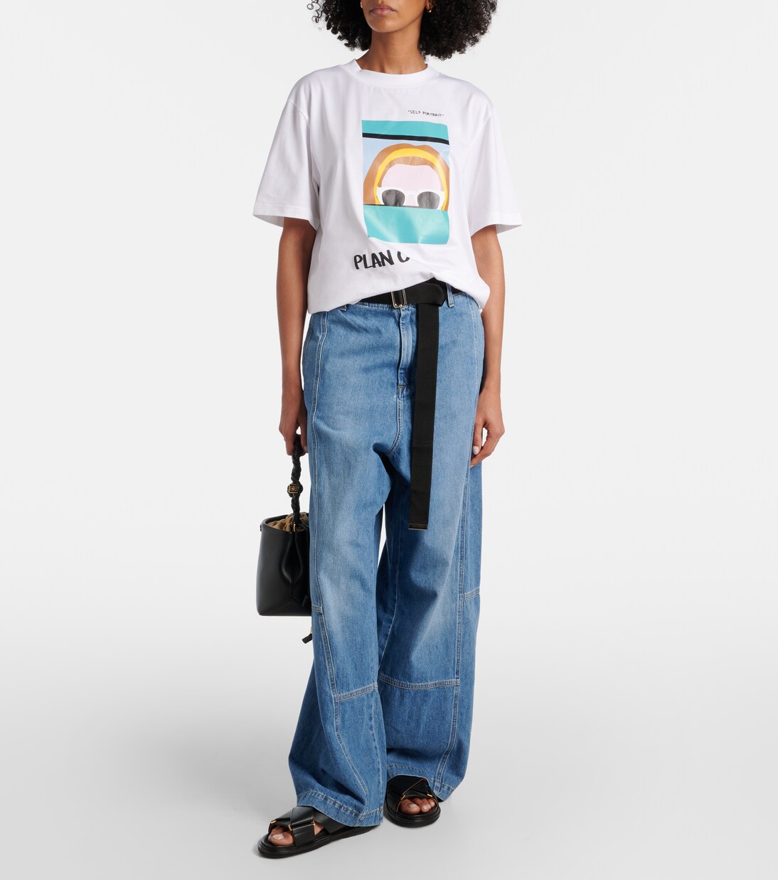 High-Rise Wide-Leg Jeans | Plan C