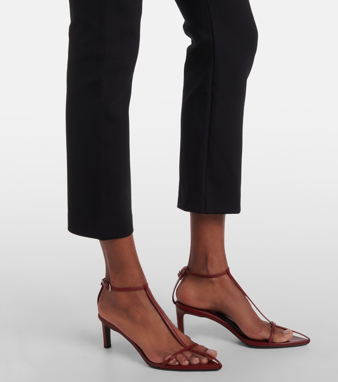 Shim cropped jersey slim pants  | Fforme