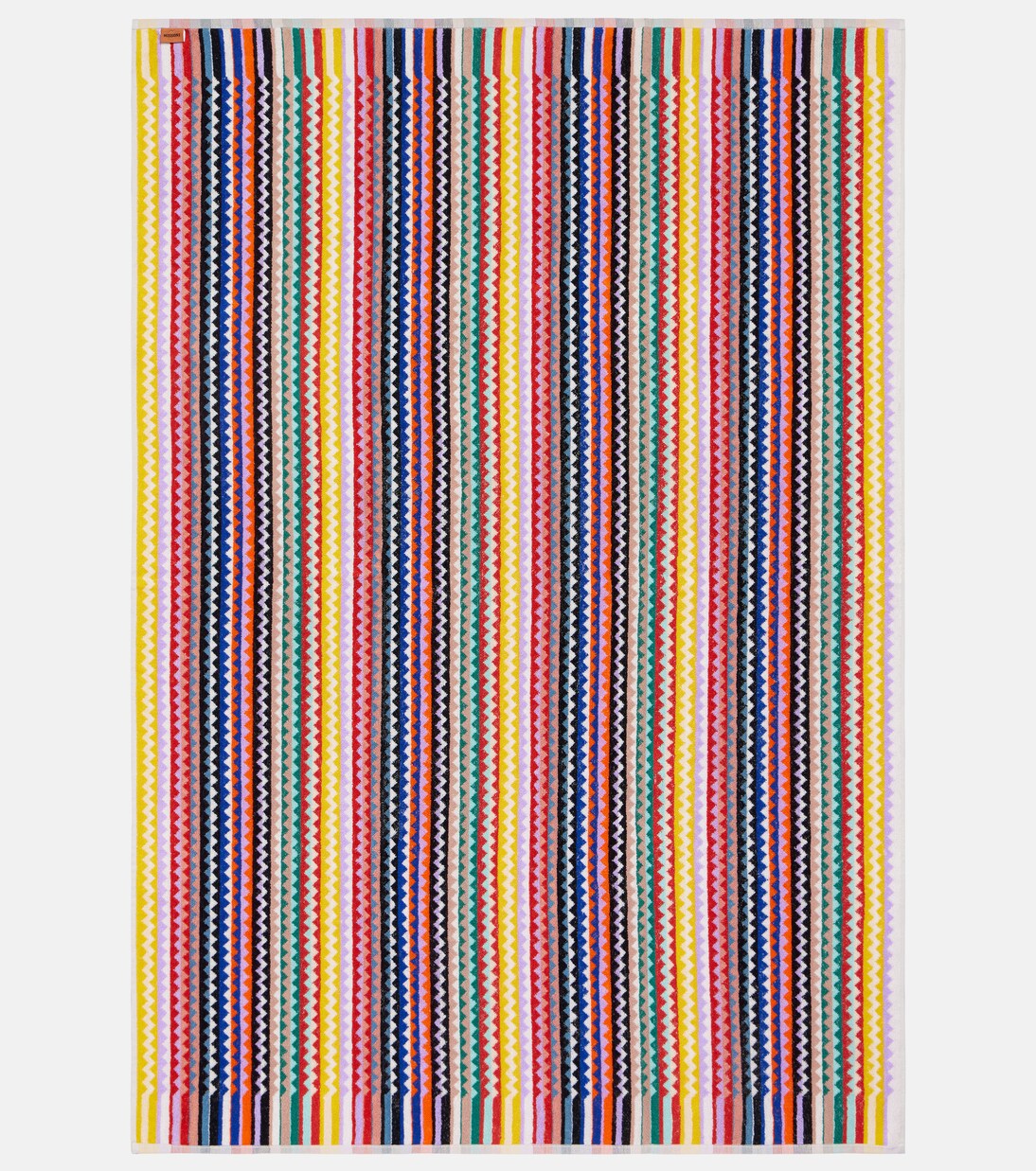 Toalla de baño Riverbero de rizo en zigzag | Missoni