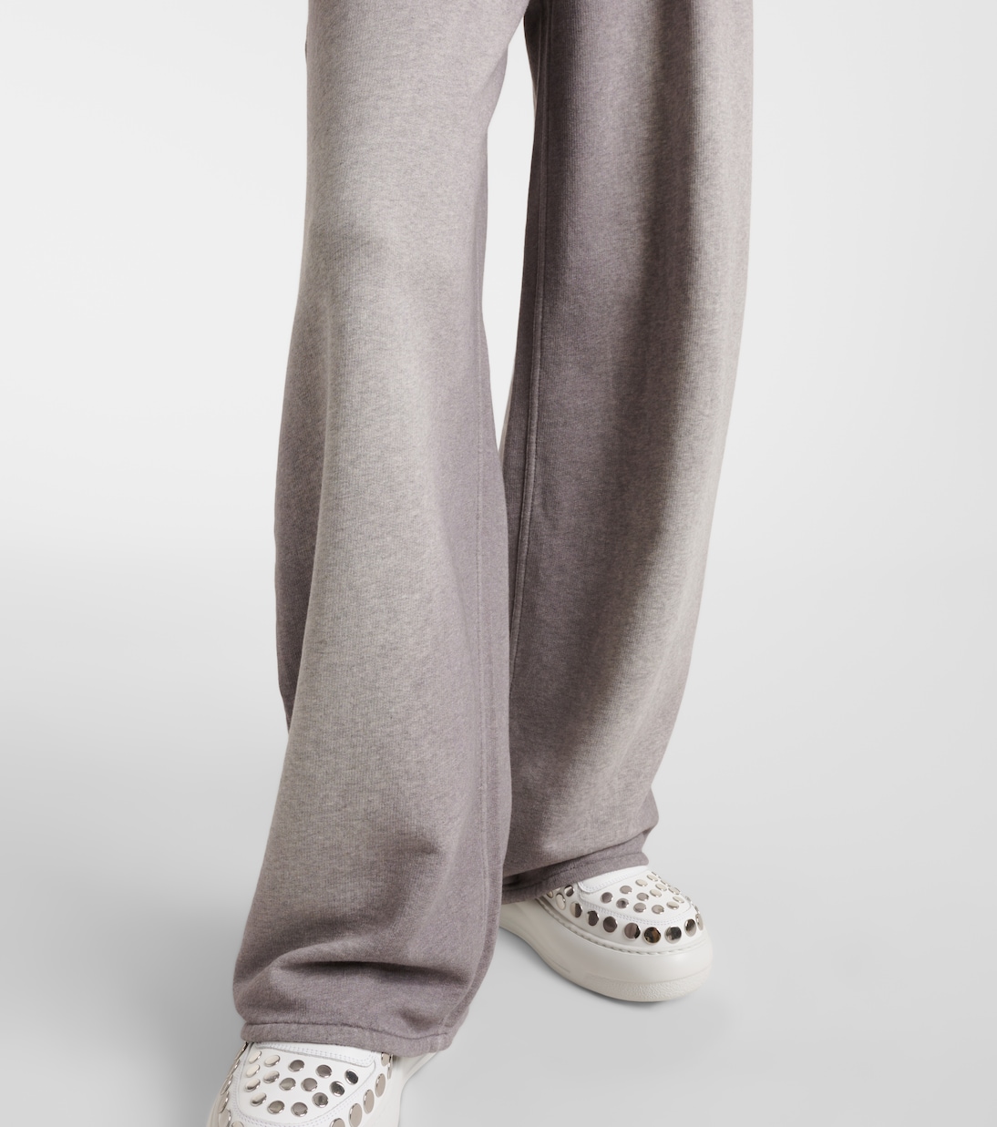 Weite Mid-Rise-Hose aus Baumwoll-Fleece | Acne Studios