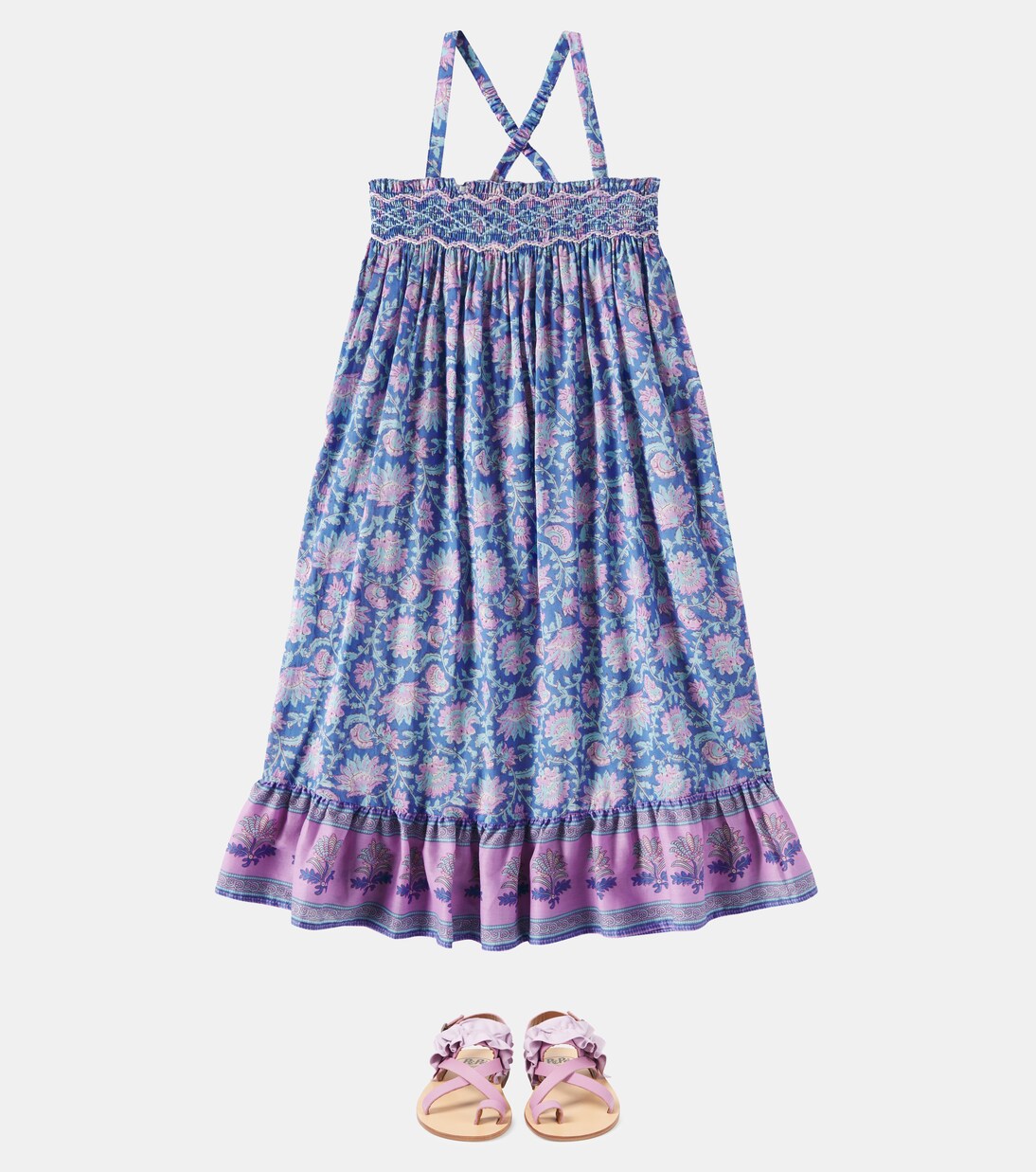 Marceline floral cotton voile dress | Louise Misha