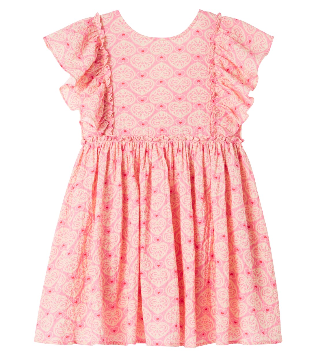 Ava printed bow-detail cotton dress | Konges Sløjd