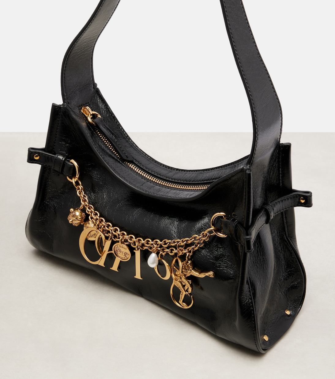 Chloé Charms leather shoulder bag | Chloé