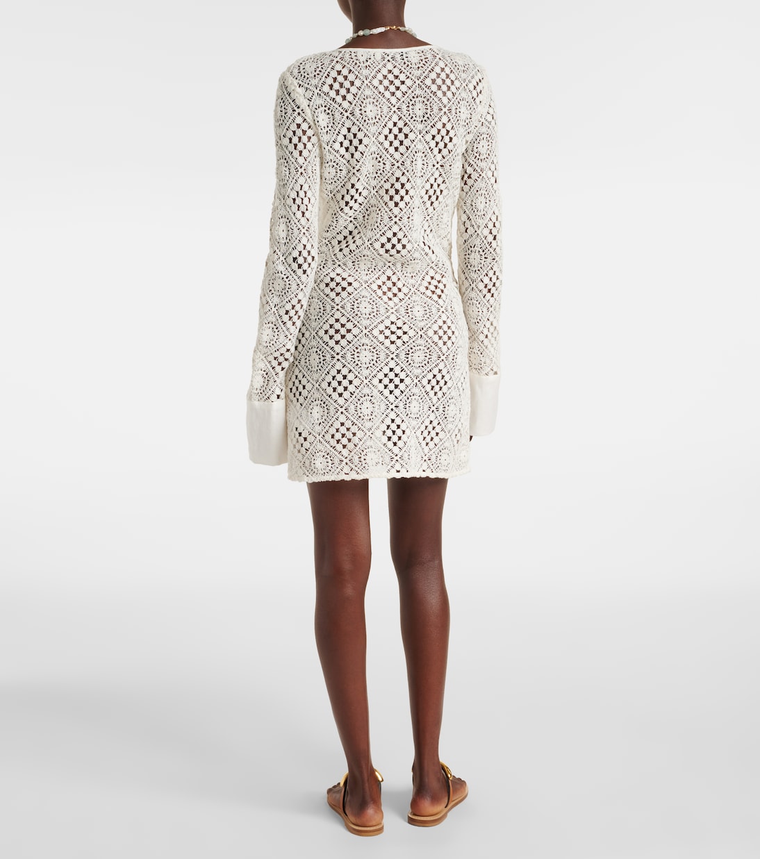 Robe Rayure en crochet de coton | SIR