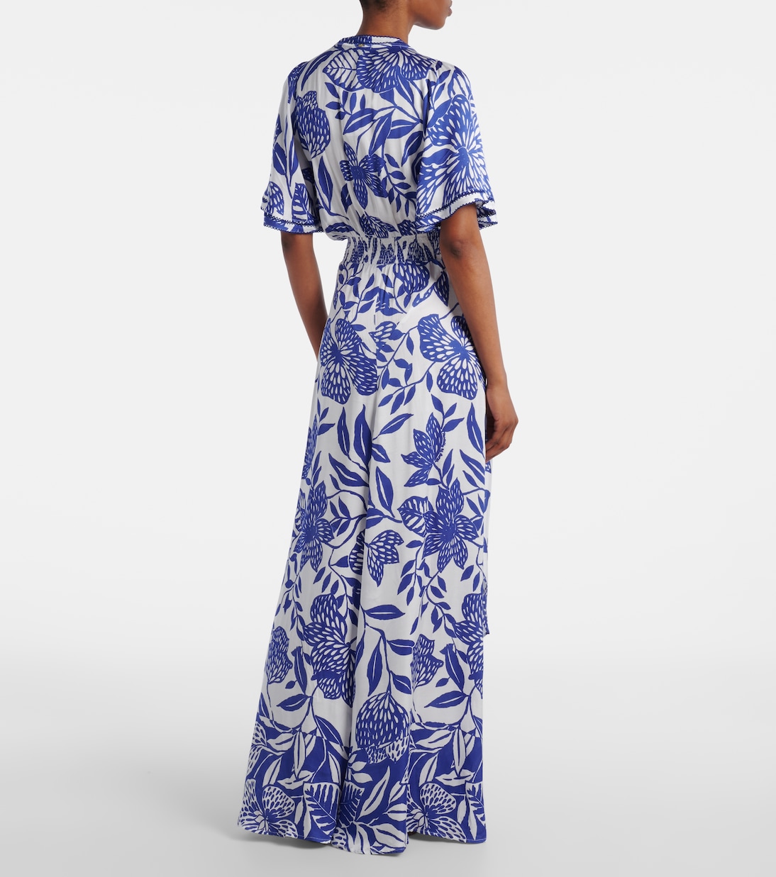 Maxikleid Mabelle aus Satin | Poupette St Barth