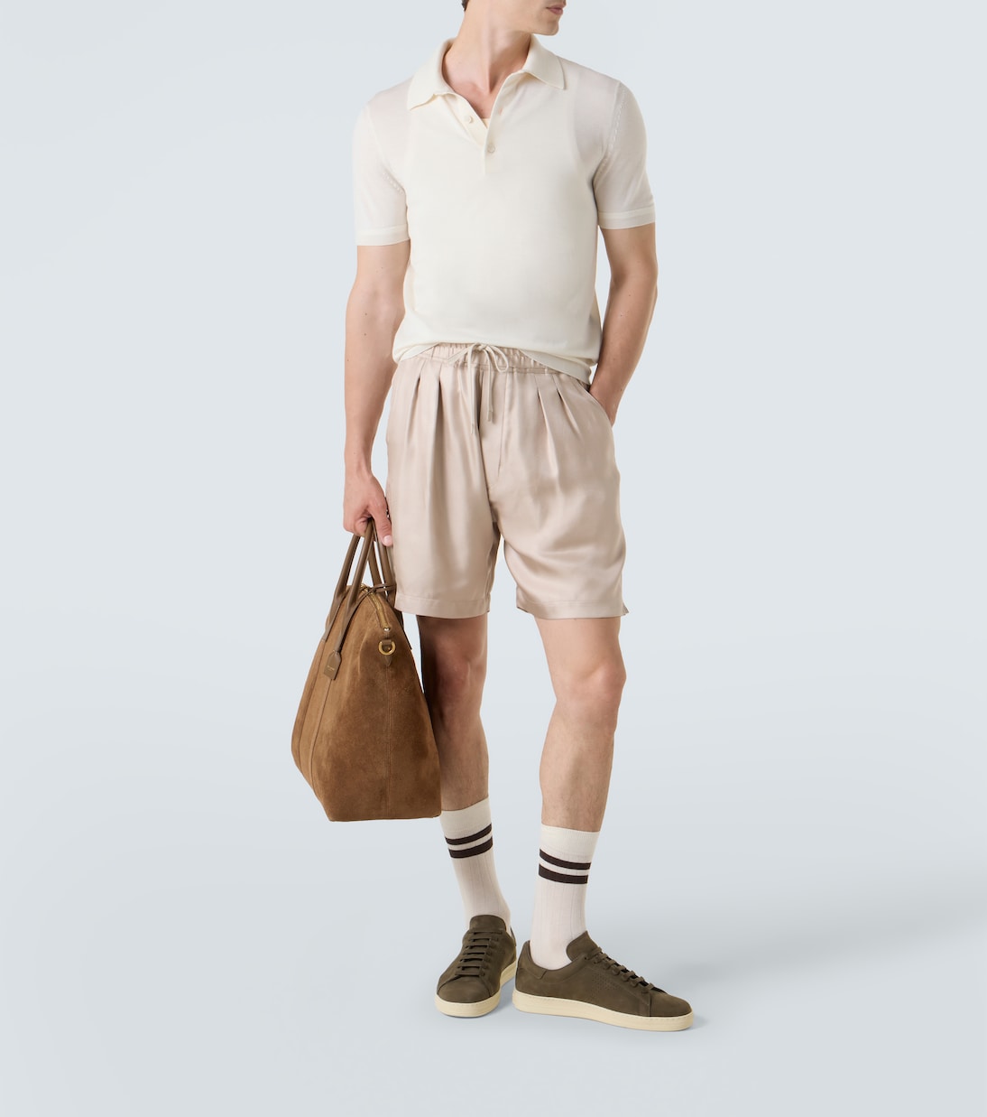 Cashmere and silk polo shirt | Tom Ford