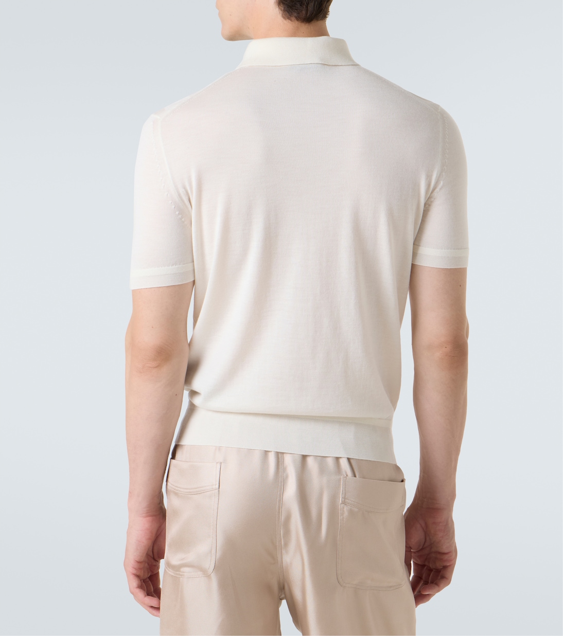 Cashmere and silk polo shirt | Tom Ford
