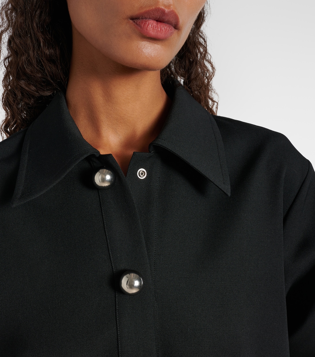 Hemdblusenkleid aus Wolle | Jil Sander