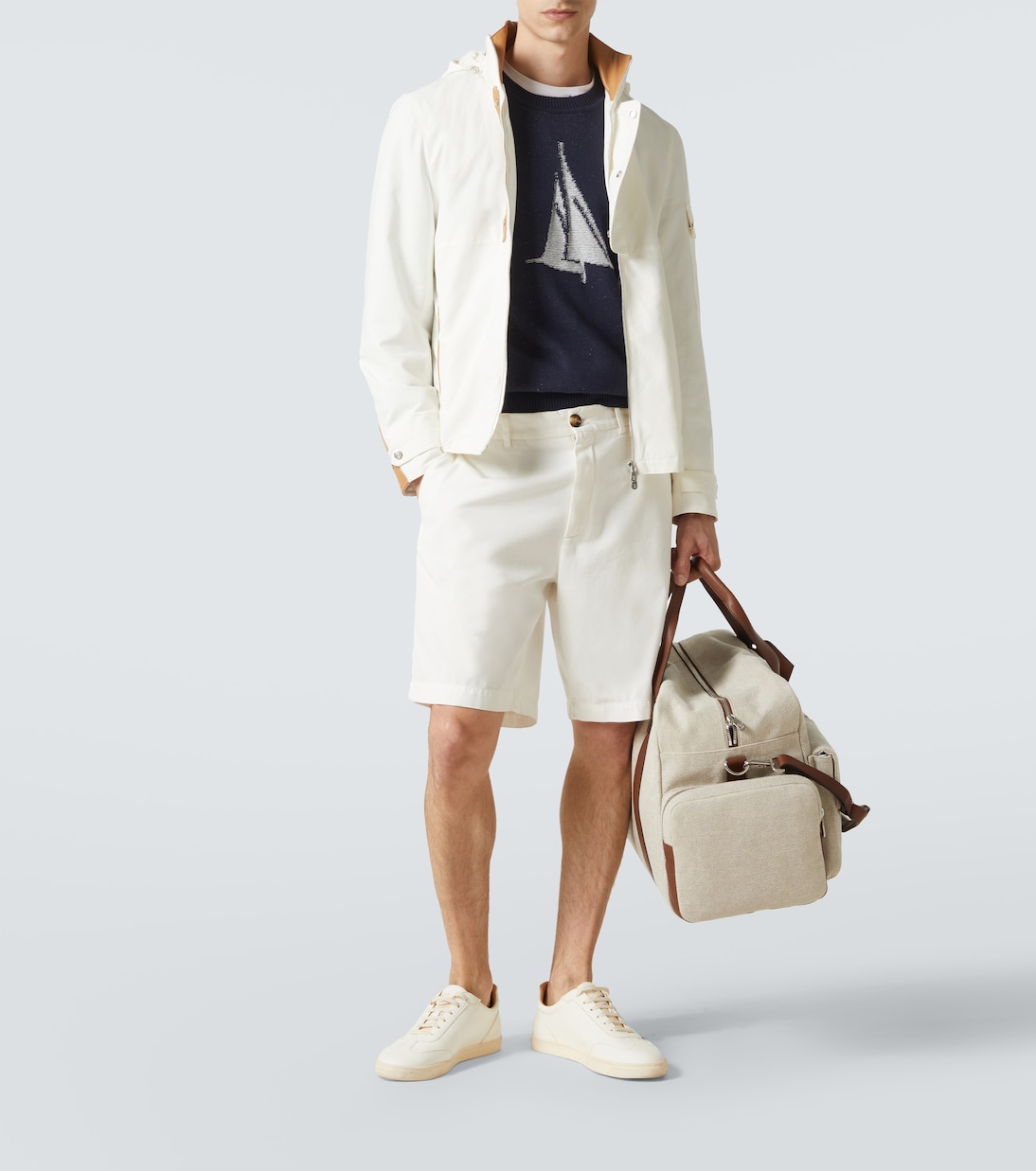 Chaqueta en mezcla de algodón | Brunello Cucinelli