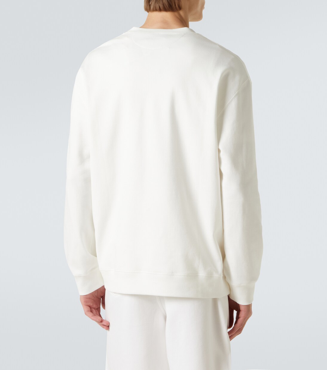 Logo cotton-blend jersey sweatshirt | Brunello Cucinelli