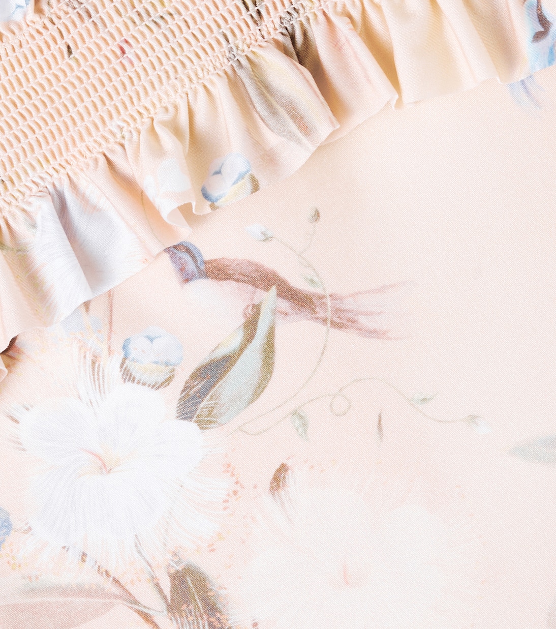 Cascadian floral shirred swimsuit | Zimmermann Kids