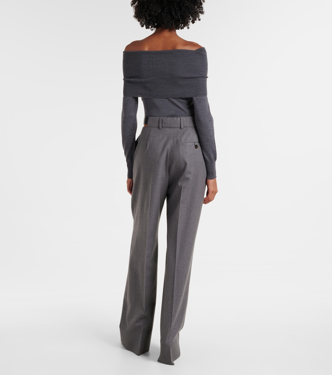 Gerade Hose aus Wollflanell | Stella McCartney