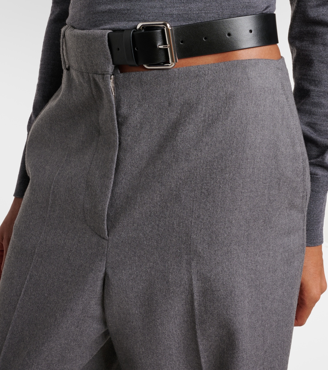 Gerade Hose aus Wollflanell | Stella McCartney