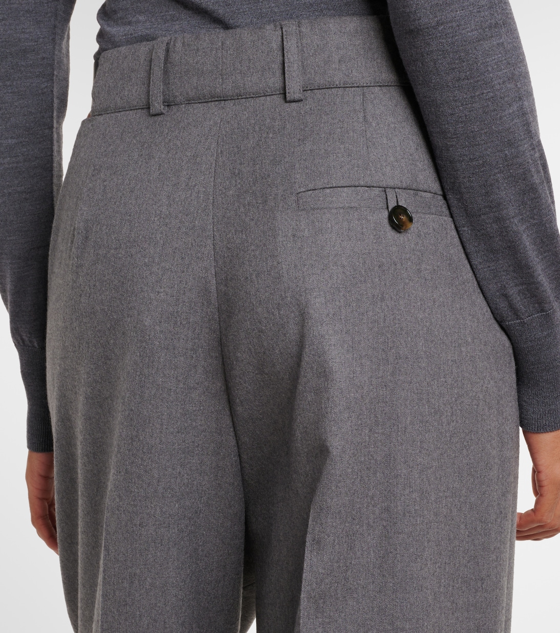 Gerade Hose aus Wollflanell | Stella McCartney