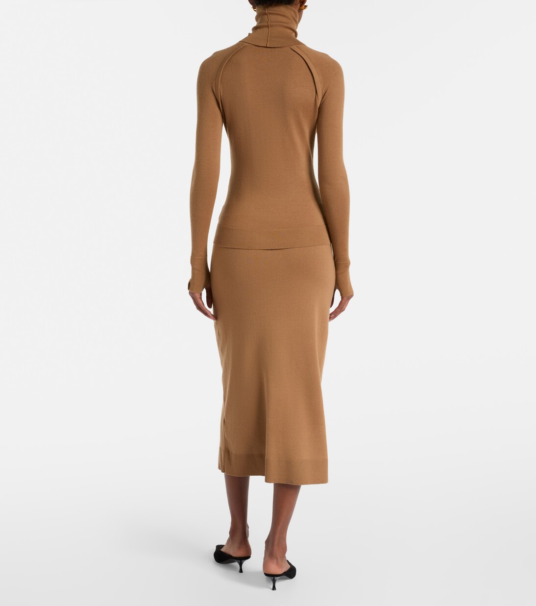 Rollkragenpullover aus Wolle | Victoria Beckham