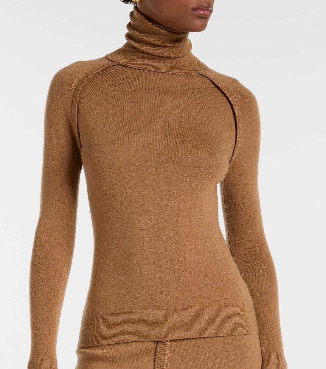 Rollkragenpullover aus Wolle | Victoria Beckham