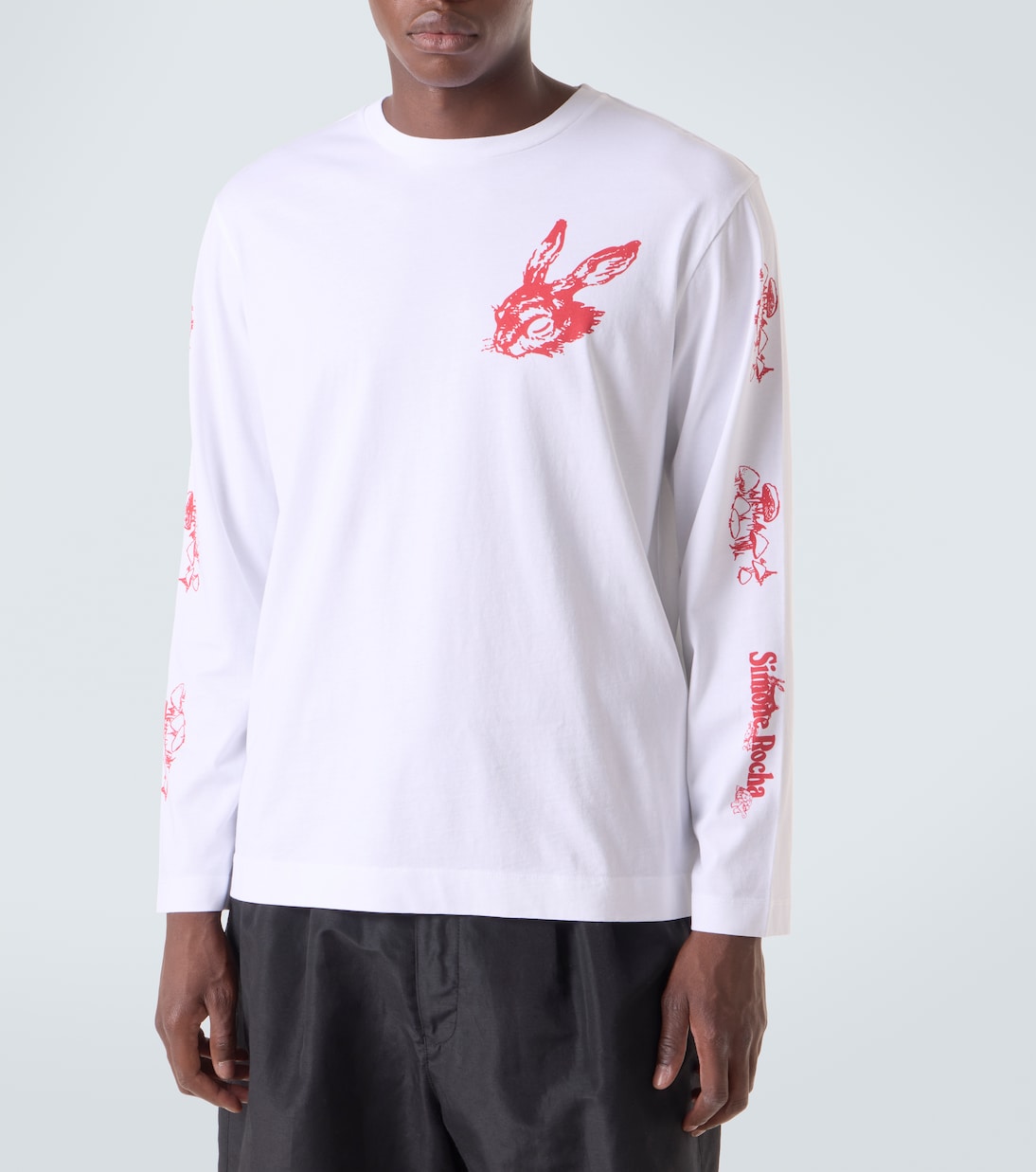 Longsleeve Tortoise & Hare aus Baumwoll-Jersey | Simone Rocha